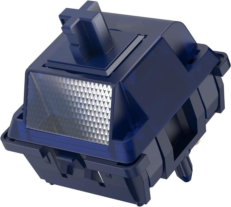 DUROCK Blue Lotus Switch, High Precision T1 Tactile Switches 65g Long Spring Pre-Lubed RGB Heavy Tactile Keyboard Switches ( Blue Lotus, 70pcs) - Image 2